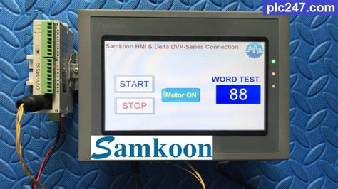 Samkoon Hmi Delta Plc Rs Communication Tutorial Plc