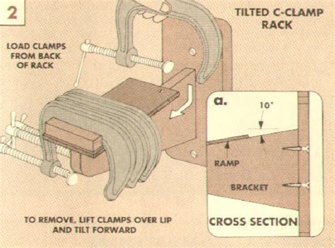 C Clamp Rack Clamp Storage Storage Rack Garage Tool Storage