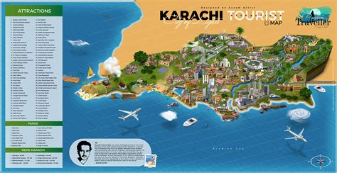 Karachi First Tourist Attractions Map And Complete Tour Guide The