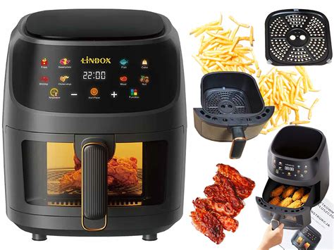 Frytkownica Bezt Uszczowa Air Fryer Linbox Czarna Por Wnaj Ceny