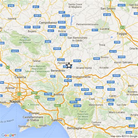 Benevento Sciame Sismico Nel Sannio Diverse Scosse Di Terremoto