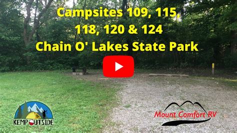 Chain O Lakes State Park Campsites Campsite