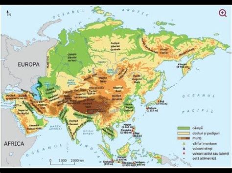 Asia relieful geografia continentelor lecție de geografie 2024