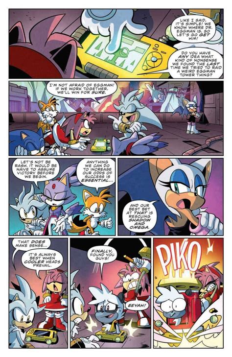 Idw Sonic Covers And Previews · Idwsonicnews Sonic The Hedgehog 60 Preview Pages