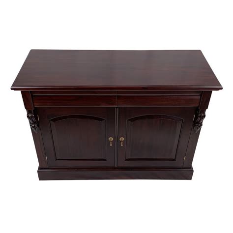 Solid Mahogany Wood 2 Doors Buffet Turendav Australia Antique