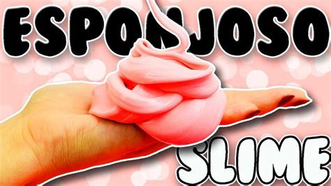 Tutorial Haz Slime Esponjoso Facil ~ Sin Borax Sin Almidón Casero Slime Casero Sin Borax