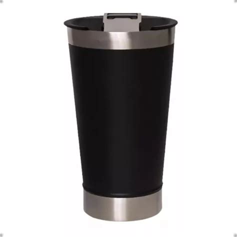 Copo T Rmico Inox Cerveja Ml Tampa E Abridor Preto Mercadolivre