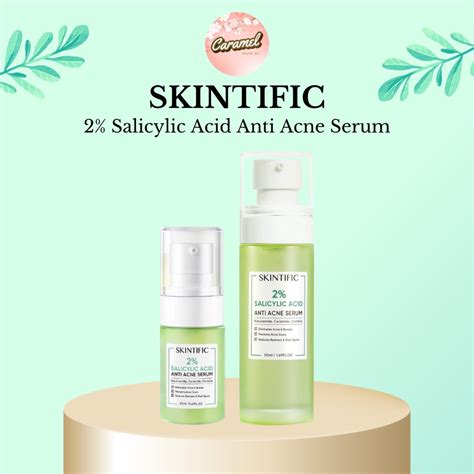 Jual [bpom] Skintific 2 Salicylic Acid Anti Acne Serum 20ml 50ml