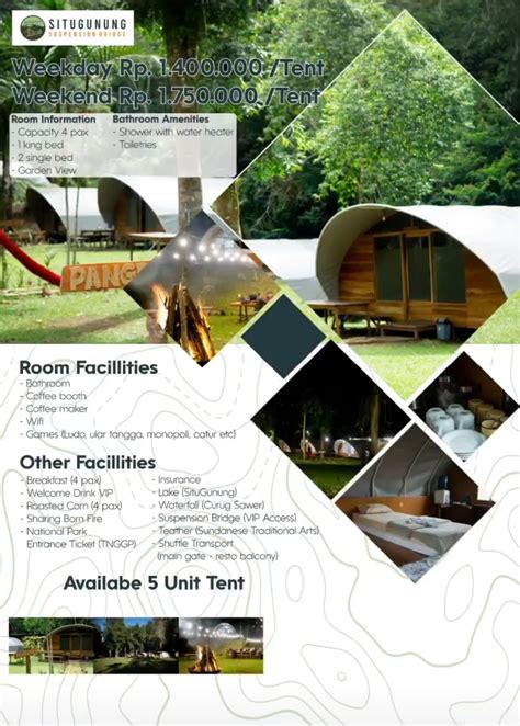 Harga Glamping Situ Gunung Sukabumi