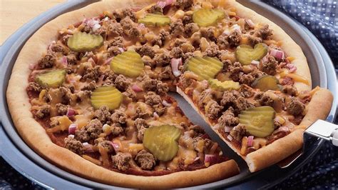 Easy Cheeseburger Pizza Recipe From