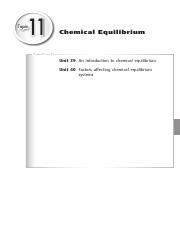 SmartStrategies 4B E Pdf 11 Topic Chemical Equilibrium Unit 39 An