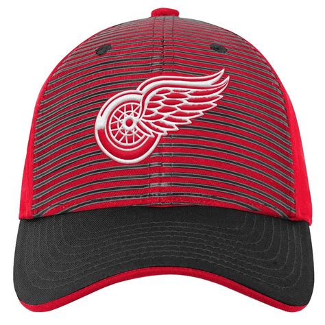 nhl detroit red wings boys structured adjustable hat  ct shipt