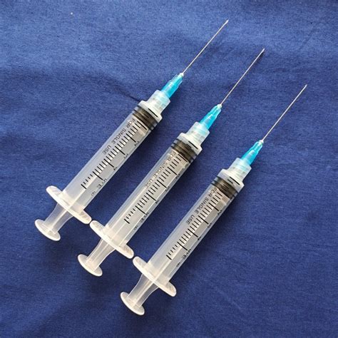 Medical Disposable Three Part Sterile Plastic Injection Syringe With