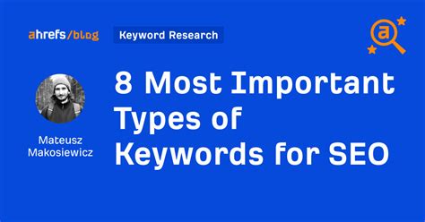 Most Important Types Of Keywords For Seo