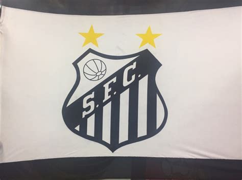 Bandeira Do Santos X Escudo Silkado Mercado Livre