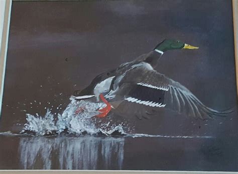 Mallard Duck Print Of Original Acrylic Painting Etsy