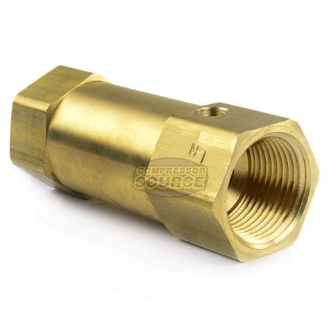 1 X 1 Inch Female Npt In Line Brass Compressed Air Check Valve Cil1010u New 685650071138 Ebay