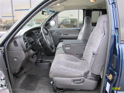 Mist Gray Interior 2001 Dodge Ram 2500 Slt Quad Cab 4x4 Photo 48940759