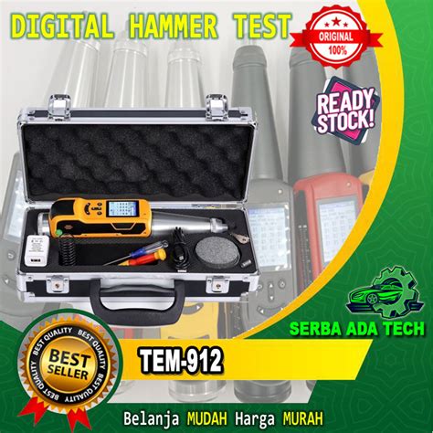 Jual PROMO DIGITAL CONCRETE HAMMER TEST BETON TEM 912 TEM 912 ORIGINAL