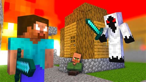 Herobrine Vs Entity 303 Minecraft Fight Animation Youtube