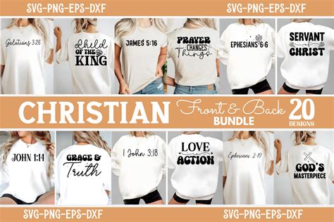 Christian Back And Front Svg Bundle Graphic By Craftart Creative Fabrica