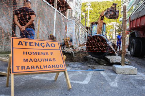 OBRAS DE MACRODRENAGEM EM CHARITAS AVANÇAM Jornal Metropolitano