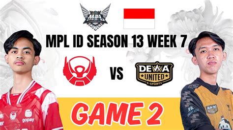 Bigetron Alpha Vs Dewa United Game Mpl Id Season Btr Vs Dewa