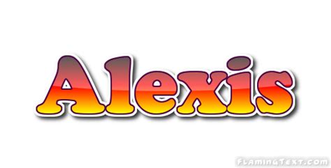 Alexis Logo | Free Name Design Tool from Flaming Text