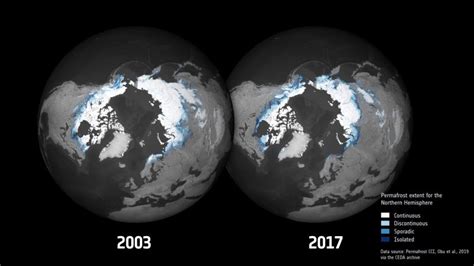 Stunning Animation Shows Permafrost Changes in the Arctic Due to Climate Change