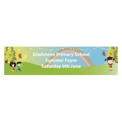 Impress With Your Schools Customisable Summer Fete Banner