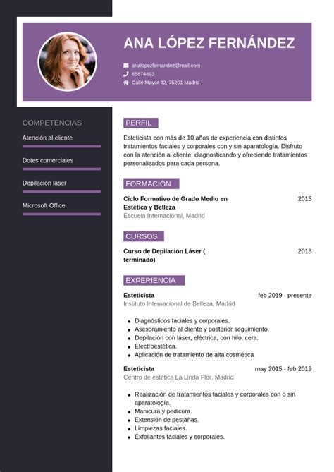 Curr Culum De Secretaria Ejemplo De Cv Cvwizard