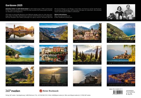 Gardasee Premium Kalender Reisen Wandern Fotografieren