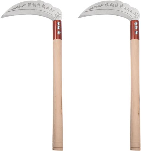 Amazon HARFINGTON 2pcs 6 Inch Brush Clearing Sickle With Wear