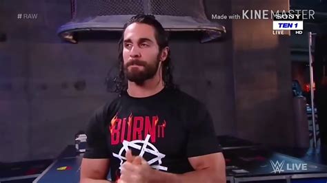 Full Segment Roman Reigns And Seth Rollins Backstage Youtube