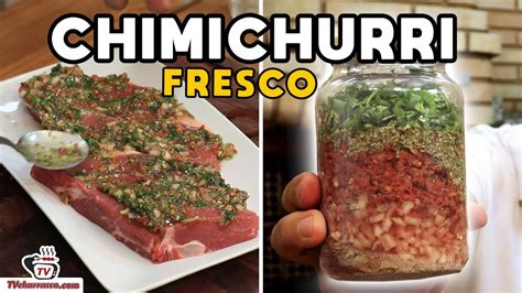 Como fazer Chimichurri RECEITA FÁCIL Tv Churrasco YouTube