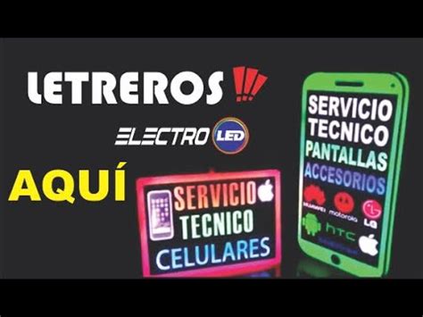 Letrero De Celulares Youtube