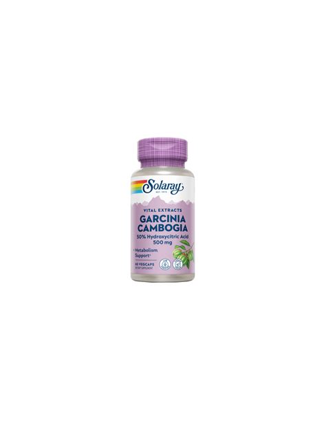 Solaray Garcinia Cambogia 500mg 60 Cápsulas