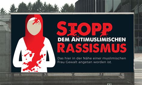 Plakat Design Gegen Antimuslimischen Rassismus Plakat Design