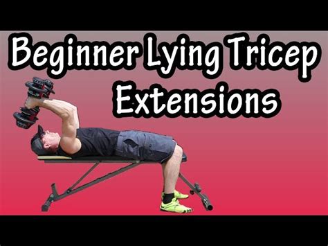 Lying Dumbbell Tricep Extension