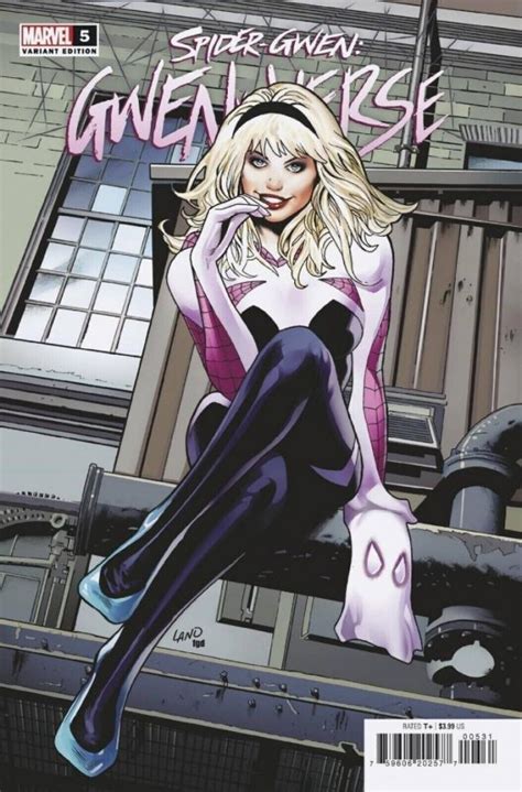 Spider Gwen Gwenverse 2022 5 Of 5 NM Greg Land Gwen Homage Variant