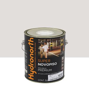 Tinta Acrílica Fosca Premium Novo Piso Branco 3 6L Hydronorth Leroy