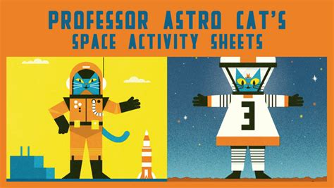 Professor Astro Cat Activity Sheets Nobrow Press