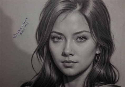 Sexy Girl Pencil Drawing Portrait By Astanaartwork On Deviantart