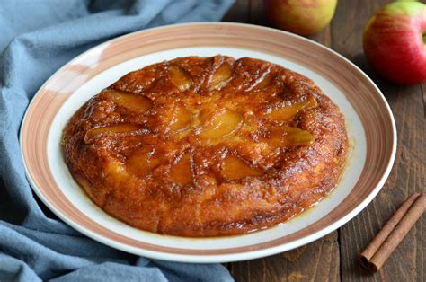 Apple Upside Down Cake Recipe By Archanas Kitchen