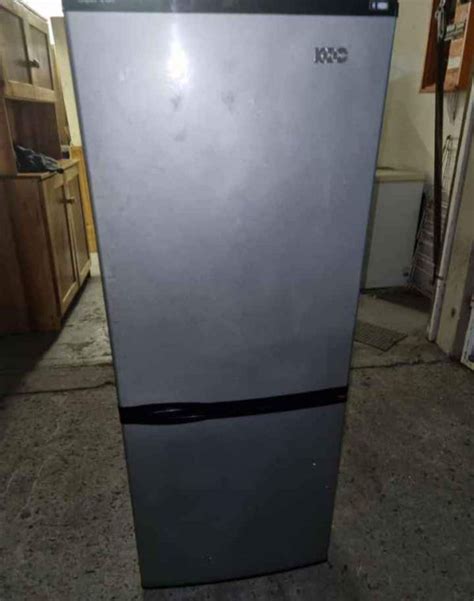 KIC Metallic Silver Fridge Freezer Vuyani Furniture Transport Sales