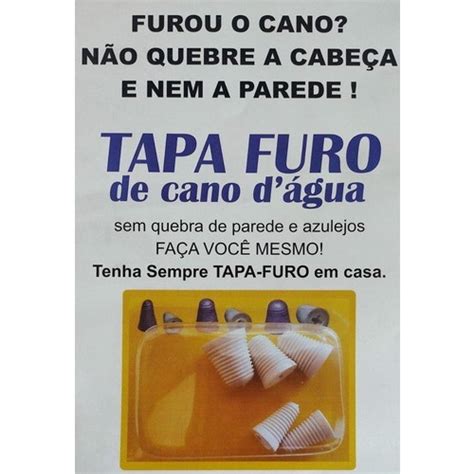 Kit Tapa Furo Cano D Agua Furado Pvc Rosca Chave No Shoptime