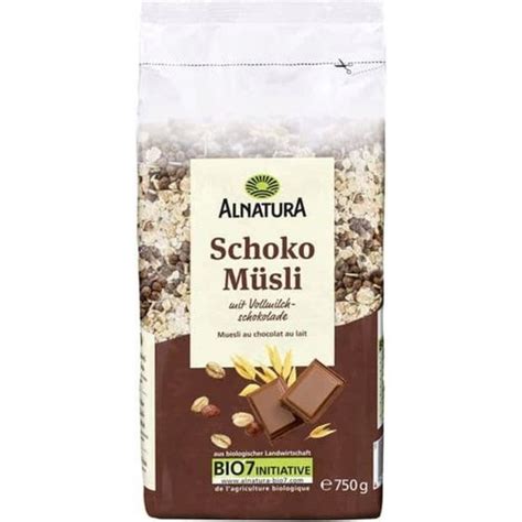 Alnatura Bio Schoko Müsli 750 g Piccantino Onlineshop Deutschland