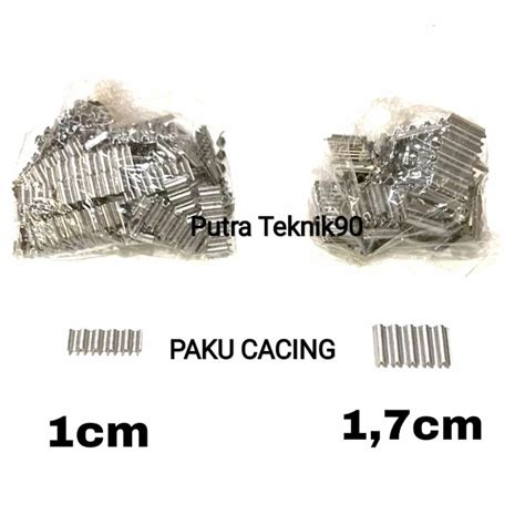 Jual PAKU CACING PAKU PENYAMBUNG KAYU PAPAN 1CM 1 7CM 100 GRAM