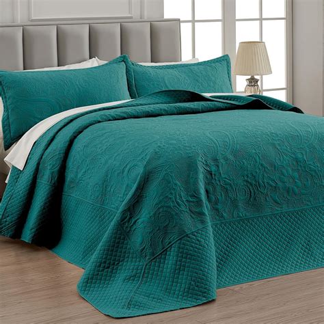 Amazon Qucover Oversized King Bedspreads X Piece