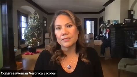 Congresswoman Veronica Escobar addresses migrants arriving in El Paso